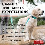 WAUDOG Waterproof Adjustable Dog Collar with QR Tag