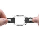 Small Dog Double Bungee Biothane Collar, Black