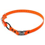 Quick Snap Bungee Dog Collar - Waterproof Orange