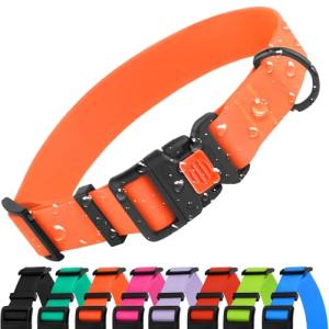 Waterproof Silicone Dog Collar with Adjustable Fit
