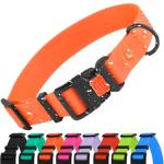 Waterproof Silicone Dog Collar with Adjustable Fit