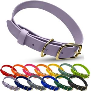 Hudson Park Waterproof Adjustable Dog Collar - Lilac