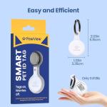 PawView QR Code Dog ID Tag - Personalized & Silent