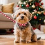 Kooltail Christmas Dog Collar and Leash Set