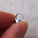 IVIA Stainless Steel Dog Tag Clips - 2 Pack