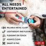 WAUDOG Waterproof Adjustable Dog Collar with QR Tag