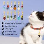 Evil Eye Heart Collar Charms for Pets