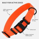 Waterproof Silicone Dog Collar with Adjustable Fit