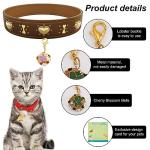 12pcs Flower Beads Pet Collar Bells & Charms