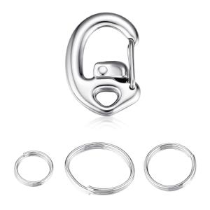 Leash King Flip Clip Dog Tag Carabiner Clips