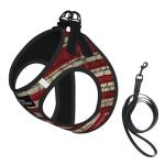 Custom Reflective Dog Harness with Leash