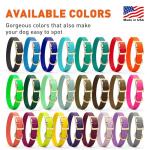 Heavy Duty Waterproof Dog Collar in Passionfruit Pink