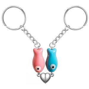 Cute Heart Keychain Set for Pet Lovers