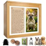 PetFriend Dog Urn with Photo Display and Keepsakes