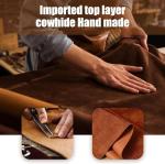 Personalized Leather Dog Collar with Nameplate