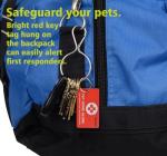 Pet Emergency Alert Key Tag and Wallet Card