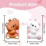 Cute Bear Couple Keychain for Valentine's Day Gift