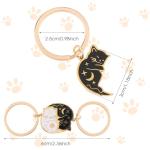 Cute Cat Couple Keychain for Pet Lovers