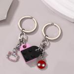 Heart Keychain Set for Couples and Friends