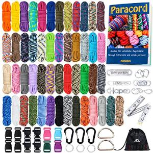 50 Color Paracord Kit for Pet Accessories