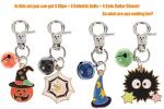 Halloween Cat Collar Bells with Training Charms