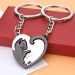 Cat Matching Keychains for Couples and Friends