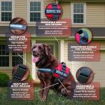 Reflective Service Dog Vest Kit with ID Tags
