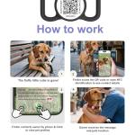 Personalized QR Code Dog ID Tag with NFC