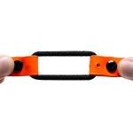 Quick Snap Bungee Dog Collar - Waterproof Orange