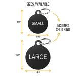 Custom QR Code Pet ID Tag - Round Aluminum