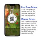 Aluminum QR Pet ID Tag for Dogs & Cats