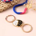 Cute Cat Couple Keychain for Pet Lovers