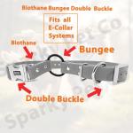 Zeus E-Collar Replacement Bungee Dog Strap - Black