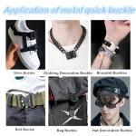 KangTeer 4 Pack Quick Release Buckles for Pets