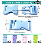 8 Pack Heavy Duty 1 Inch Quick Release Buckles