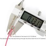 Stainless Steel Keychains with 4-Inch Cable - Pack of 12