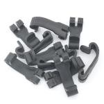 10 Pack Black Dog Crate Latch Hook Clips