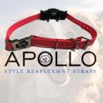 Apollo ECollar Replacement Strap for Dogs - Red