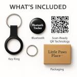 Smart Pet ID Tag with QR Code & Bluetooth