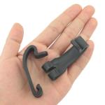 10 Pack Black Dog Crate Latch Hook Clips
