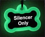Glow in The Dark Bone Shape ID Tag