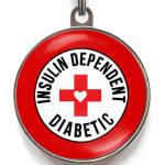 Custom Medical Alert Dog Tag for Diabetics