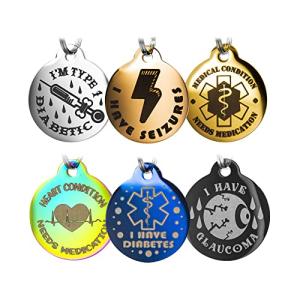 Personalized Engraved Pet Tags for Medical Needs