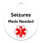 Personalized Medical Alert Pet ID Tag with Contact Info