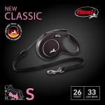 FLEXI® Classic Retractable Dog Leash, Black