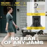 Reflective 16ft Retractable Leash for Small Dogs