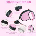 16ft Retractable Dog Leash with Tangle-Free Design