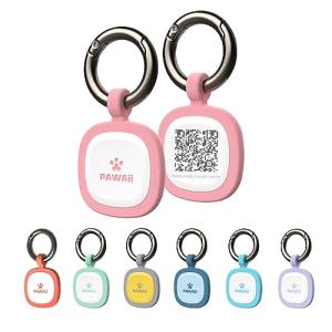 Pawaii Silent Silicone Dog ID Tag - Pink