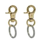 DORUI Pet ID Tag Clips - 2 Pack Gold
