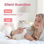 Pawaii Silent Silicone Dog ID Tag - Pink